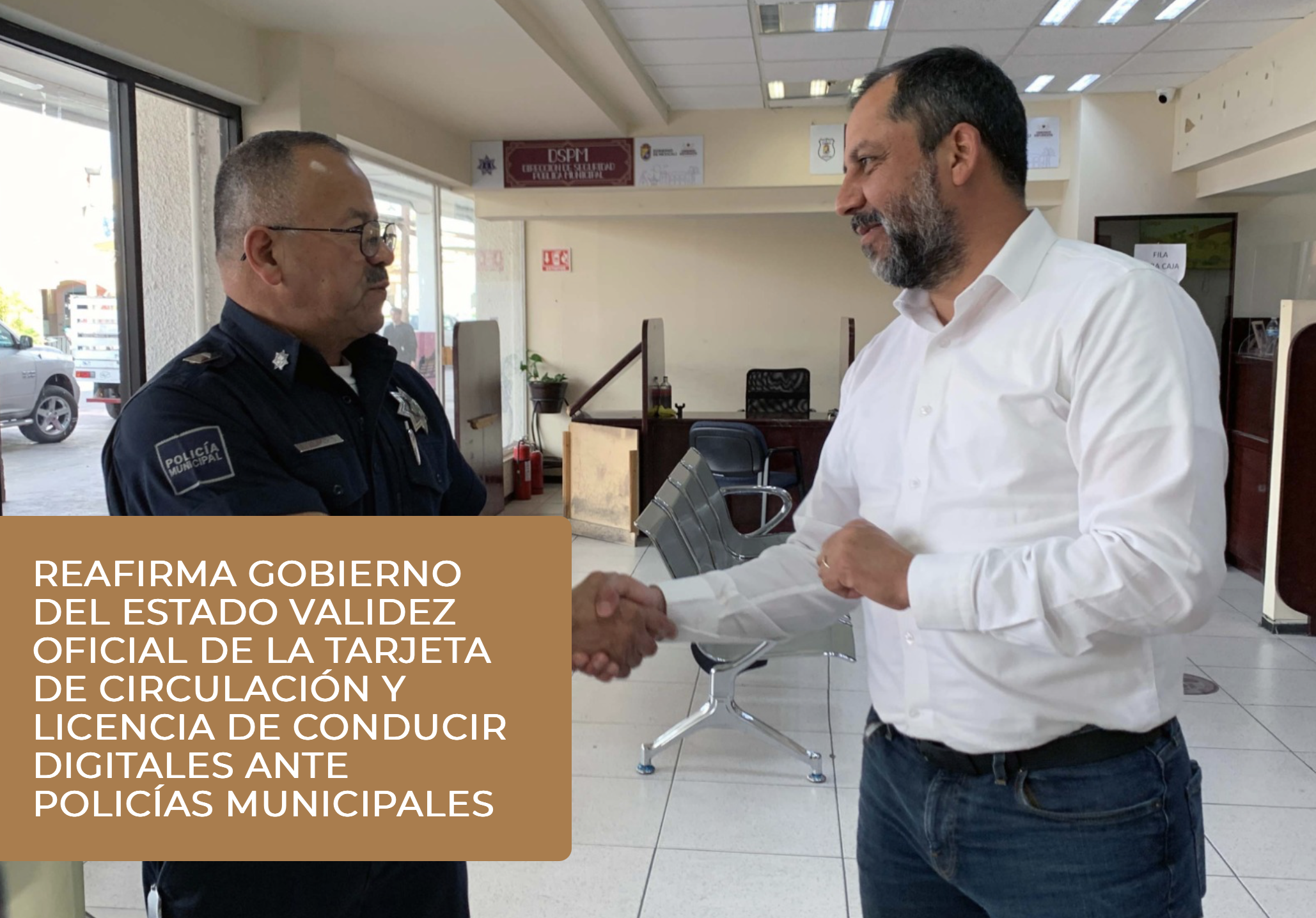 Validez oficial de la tarjeta de circulación y licencia de conducir digital 